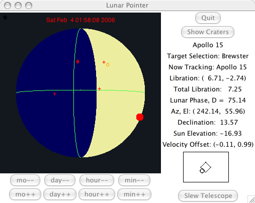 lunar pointer tool